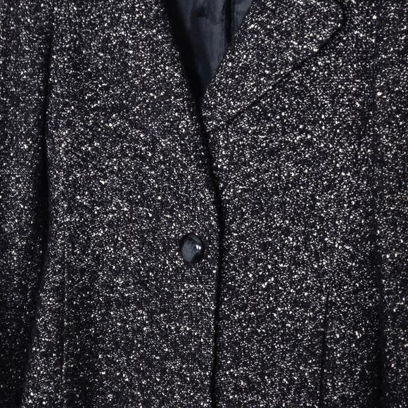 Talbots Petites Women’s Knit Coat Dark Academia Minimalist Structured Fit Sz 2 - Picture 4 of 10